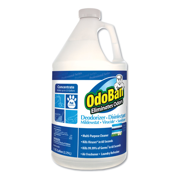 Odoban Concentrate Odor Eliminator and Disinfectant, Fresh Linen, 128 oz 911762-G4